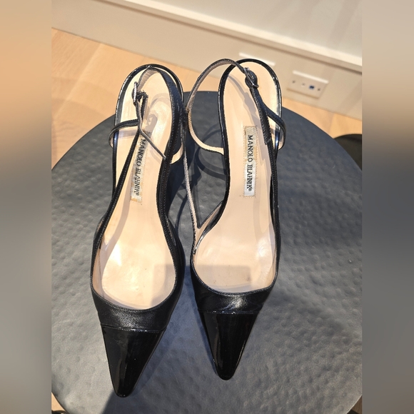 Manolo Blahnik Shoes - Manolo Blahnik Black Strappy Heels